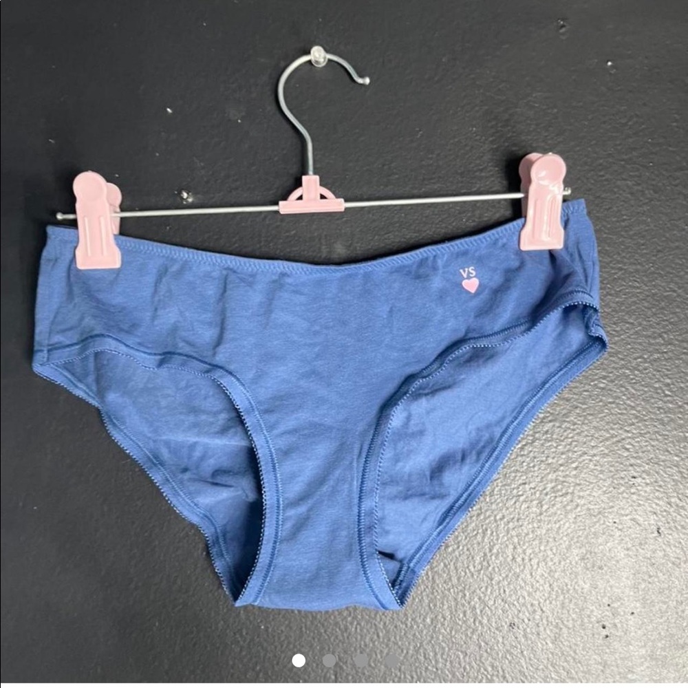 adorable blue vintage victoria secret size small hiphuggers !